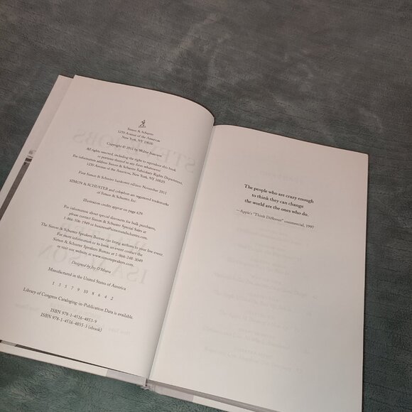 Book Steve Jobs Biography Walter Isaacson hardcover Simon Schuster Bestseller - Picture 3 of 11